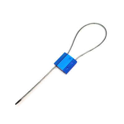 Afdichting van blauwe aluminiumlegeringskabels voor hoge beveiliging van aanhangwagentoren US-CC352 ISO 17712