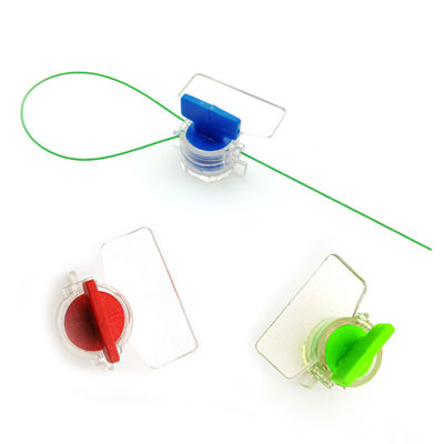 2.22 / 2.13 g / pc Gemiddeld Gewicht Tamper Proof Plastic Watermeter Security Twist Seal