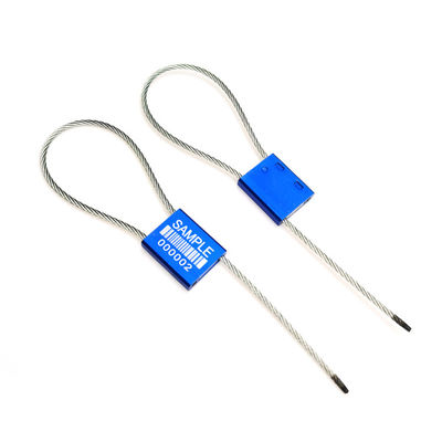 Blauw US-CC251 Aluminium Tamperproof Seal Container Metalen beveiliging Pull Tight Seals 26*22*6 mm