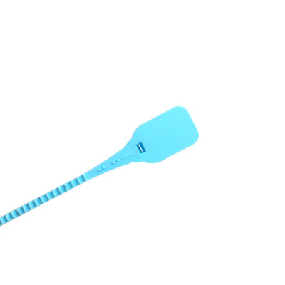 Zelfvergrendelend PP-stripzegel met markeringsgebied L 33 * W 25 mm en aangepaste plastic tag