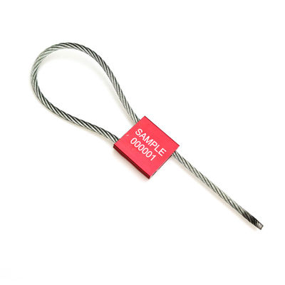 US-CC351 High Security Metal Aluminium Alloy Disposable Container Cable Entry Seal voor vrachtwagens