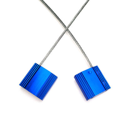 Afdichting van blauwe aluminiumlegeringskabels voor hoge beveiliging van aanhangwagentoren US-CC352 ISO 17712