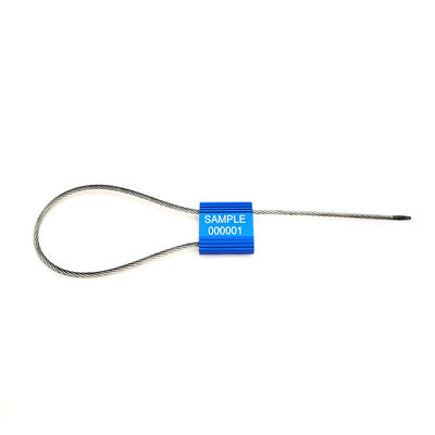 Afdichting van blauwe aluminiumlegeringskabels voor hoge beveiliging van aanhangwagentoren US-CC352 ISO 17712