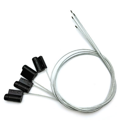 Tamperproof Pull Tight Zinc Alloy Container Door Lock Cable Seal Rood 26.8*18.8*11 mm