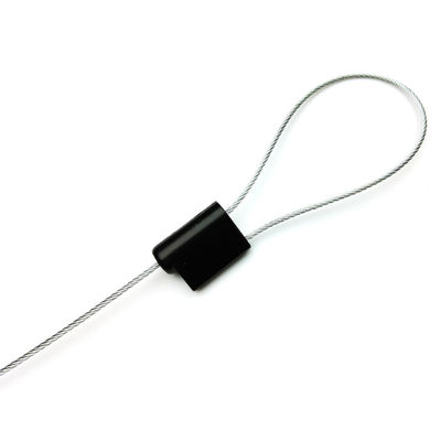 Tamperproof Pull Tight Zinc Alloy Container Door Lock Cable Seal Rood 26.8*18.8*11 mm