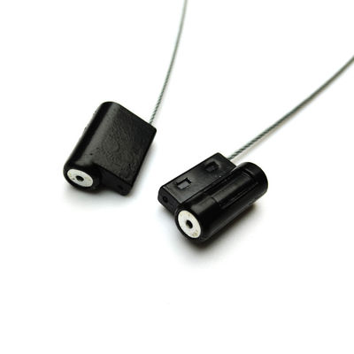 Tamperproof Pull Tight Zinc Alloy Container Door Lock Cable Seal Rood 26.8*18.8*11 mm