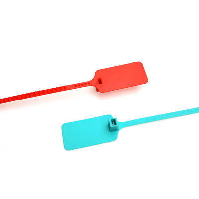 Tamperproof Big Flag Security Plastic Seal voor bagagezakken Markeringsgebied L 49.5 * W 30 mm