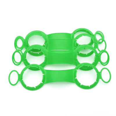 Blauw US-HDF36X42F Plastic Flask Clip Carrier Plastic Promo Handle Gemiddelde Gewicht 4,242 g / pc