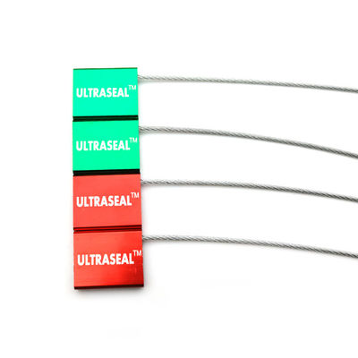 Markeerbaar gebied 26*22mm US-CC181 Genummerde scheepvaartcontainer Staalkabel Aluminium beveiligingszegel
