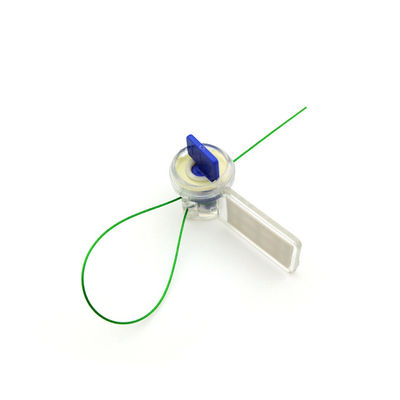 45.5*25.5*18.5 mm Twist Tight Clear PC Barcode Watermeter Beveiligingszegel Geel