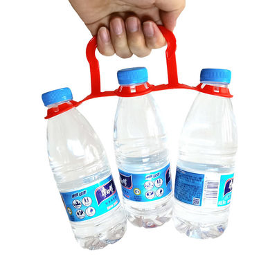 High Tensile Strength Bottle Banding Clip voor 1,5L 2L 3L Plastic Flasken Pack van 3 Rood