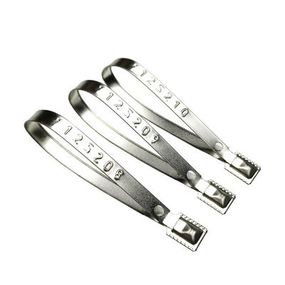 118*8,2*0,7 mm Strak vergrendelend metalen veiligheidszegel voor US-MS01-container