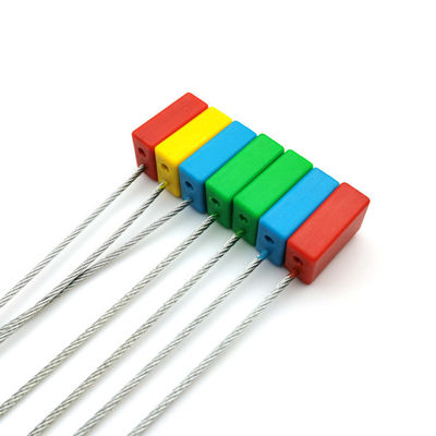 Gegalvaniseerde stalen draad Plastic kabel zegel voor aangepaste serienummering en materialen