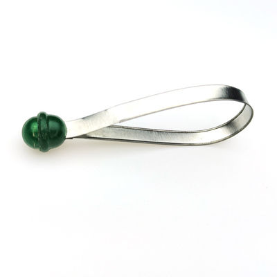 216 mm Vaste lengte Zelfvergrendelend metaalclip-bandzegel met markeringsgebied 150*8 mm