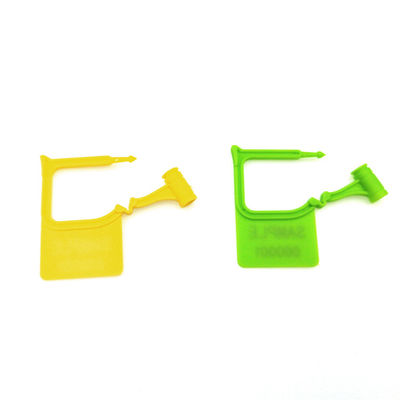 Zwart US-PSP01 Mini Plastic Hang Tag Indicatief hangslot Beveiligingszegel met laserprint