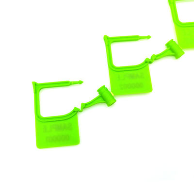 Zwart US-PSP01 Mini Plastic Hang Tag Indicatief hangslot Beveiligingszegel met laserprint