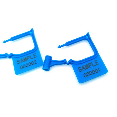 Zwart US-PSP01 Mini Plastic Hang Tag Indicatief hangslot Beveiligingszegel met laserprint