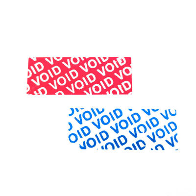 Zilver Tamper Proof Glossy Matte Veiligheidslabel Void Stickers voor Tamper Resistance