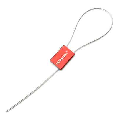 US-CC184 Tamperproof Douanegenummerde containerkabel beveiligingszegel 1,8 mm kabeldiameter