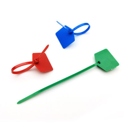 120 mm 220 mm Zelfvergrendelende markeren Tag kabelbanden Plastic Zip Nylon Seal Tag