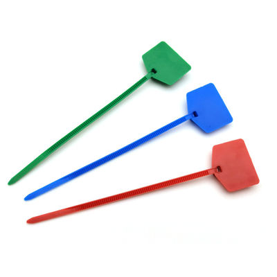 120 mm 220 mm Zelfvergrendelende markeren Tag kabelbanden Plastic Zip Nylon Seal Tag