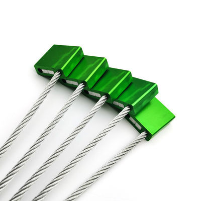 US-CC402 Hoge beveiliging douane draad kabel zegel met groene aluminium legering betrouwbaarheid