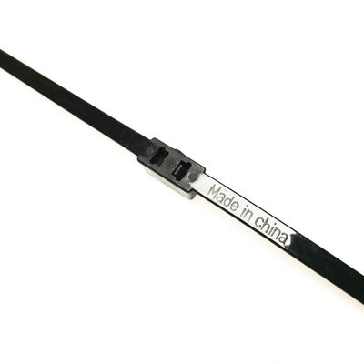 12*690 mm Zelfvergrendelend Tight Police Security Double Flex Plastic Nylon Handboeien