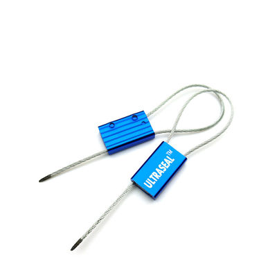 1.5mm Diameter Draad Mini Pull Tight Cable Seal voor Logistiek 24*14.6*6 mm Treksterkte 1,96 KN 200 KG