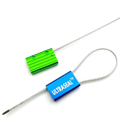 1.5mm Diameter Draad Mini Pull Tight Cable Seal voor Logistiek 24*14.6*6 mm Treksterkte 1,96 KN 200 KG
