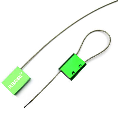 Aluminium legering 1,5 mm Truck Container Door Security Cable Seal met laserprint
