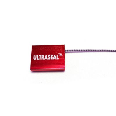 Aluminium legering 1,5 mm Truck Container Door Security Cable Seal met laserprint