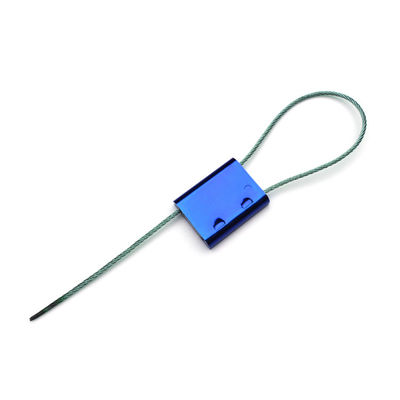Aluminium legering 1,5 mm Truck Container Door Security Cable Seal met laserprint