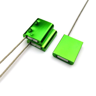 Aluminium legering 1,5 mm Truck Container Door Security Cable Seal met laserprint