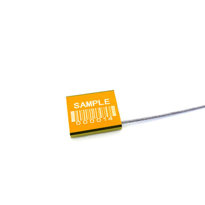 1.5 mm Rode kabel Diameter US-CC151 Metalen draad Brandstof tank Kabel afdichting met laserprint