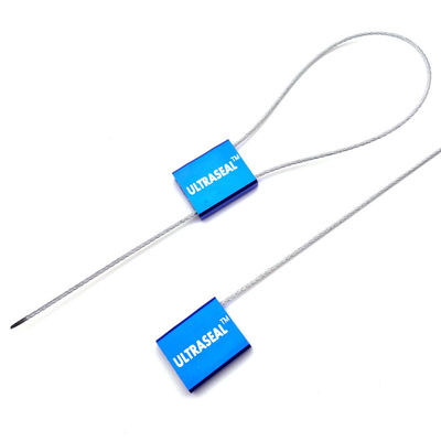 1.5 mm Rode kabel Diameter US-CC151 Metalen draad Brandstof tank Kabel afdichting met laserprint