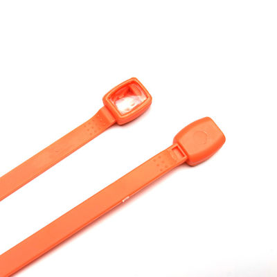 Beveiligde lading met onze indicatieve logistieke plastic zegel Algemene lengte 222 mm