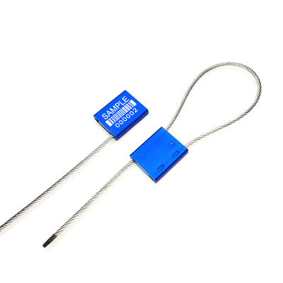 Blauw US-CC251 Aluminium Tamperproof Seal Container Metalen beveiliging Pull Tight Seals 26*22*6 mm
