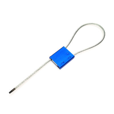 Blauw US-CC251 Aluminium Tamperproof Seal Container Metalen beveiliging Pull Tight Seals 26*22*6 mm
