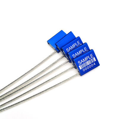 Blauw US-CC251 Aluminium Tamperproof Seal Container Metalen beveiliging Pull Tight Seals 26*22*6 mm
