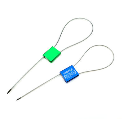 Markeerbaar gebied 26*22mm Trek Strak Tamper Proof Veiligheidscontainer Genummerde kabel Afdichtingen slot