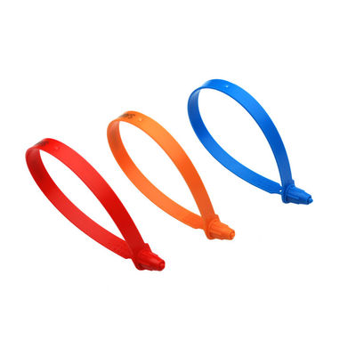 250 mm lengte Tamperproof zelfvergrendelend plastic veiligheidsvoertuig zegel voor vrachtbescherming