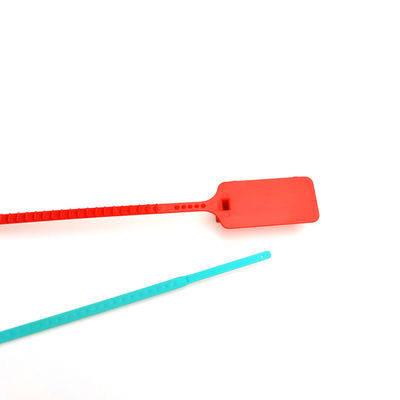 Trekkracht 398 N en werklengte 190 mm Custom logo 300 mm Plastic Seal Zip Tie