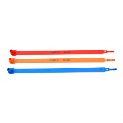 Waterdichte container voor vrachtwagens van plastic beveiligingszegel 250 mm treksterkte