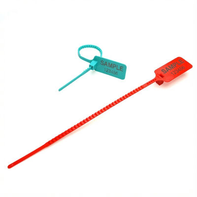 Trekkracht 398 N en werklengte 190 mm Custom logo 300 mm Plastic Seal Zip Tie