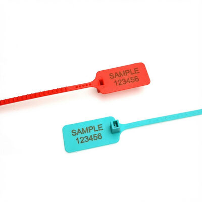 Trekkracht 398 N en werklengte 190 mm Custom logo 300 mm Plastic Seal Zip Tie