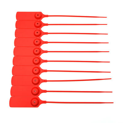 Markeringsgebied L 38*W 20 mm 200 mm Barcode Logo Genummerde plastic zakken Beveiligingszegel voor bank