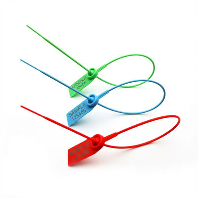 Zelfvergrendelende plastic afdichtingen voor manipulatiebestendige aanhangwagens