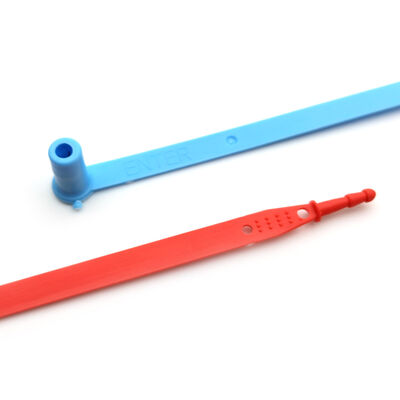 200 mm vaste lengte Oranje kunststof ring eenmalig veiligheidscontainer vrachtwagen zegel voor vracht