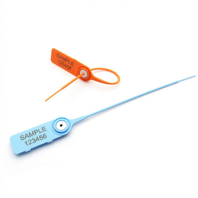 200 mm Tight Pull Plastic Seal voor beveiliging Tag Wit indicatief en Laser/Hot Stamp Print