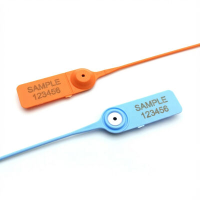200 mm Tight Pull Plastic Seal voor beveiliging Tag Wit indicatief en Laser/Hot Stamp Print